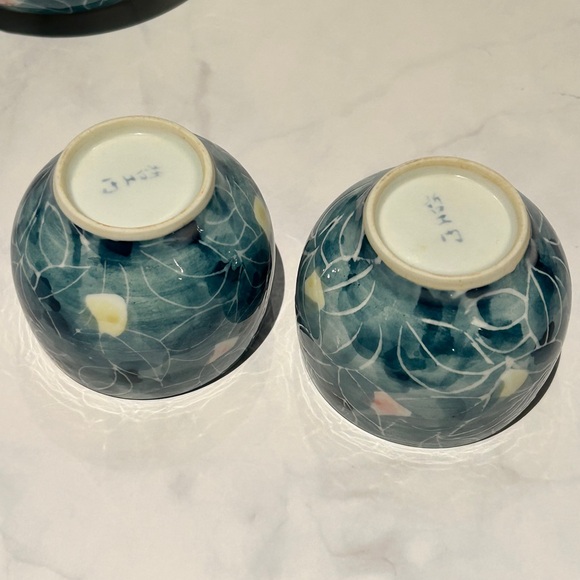 Asian Tea Set with Stainless Steel Chopsticks - Picture 10 of 17